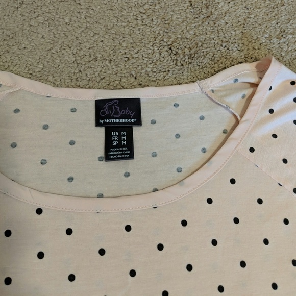 Pretty pink maternity shirt - Picture 2 of 4